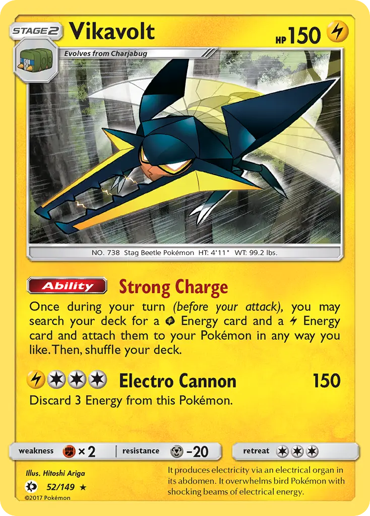 Vikavolt (Sun & Moon) - Pokémon in TCG Land México