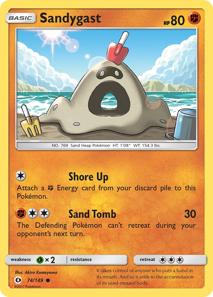 Sandygast (Sun & Moon) - Pokémon in TCG Land