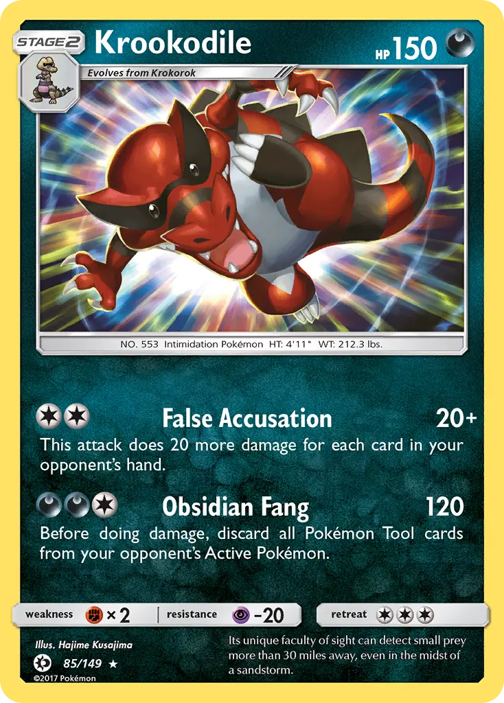 Krookodile (Sun & Moon) - Pokémon in TCG Land México