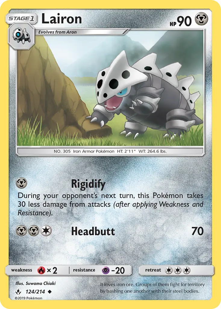 Lairon (Unbroken Bonds) - Pokémon in TCG Land México