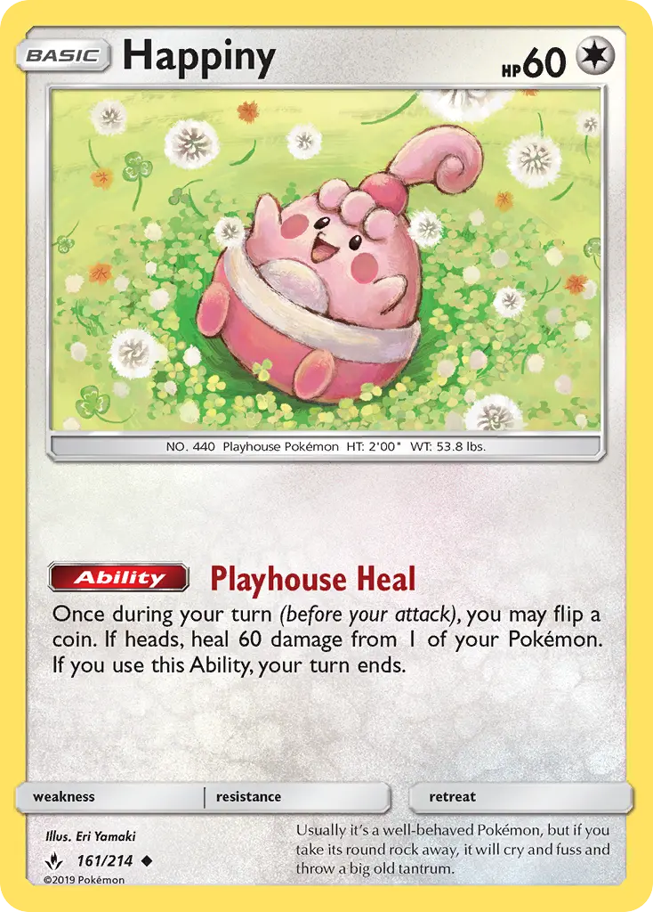 Happiny (Unbroken Bonds) - Pokémon in TCG Land México