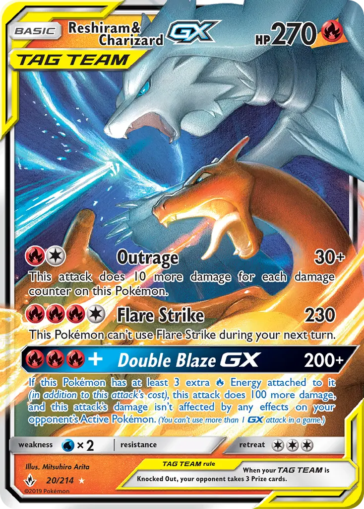 Reshiram & Charizard-GX (Unbroken Bonds) - Pokémon in TCG Land México
