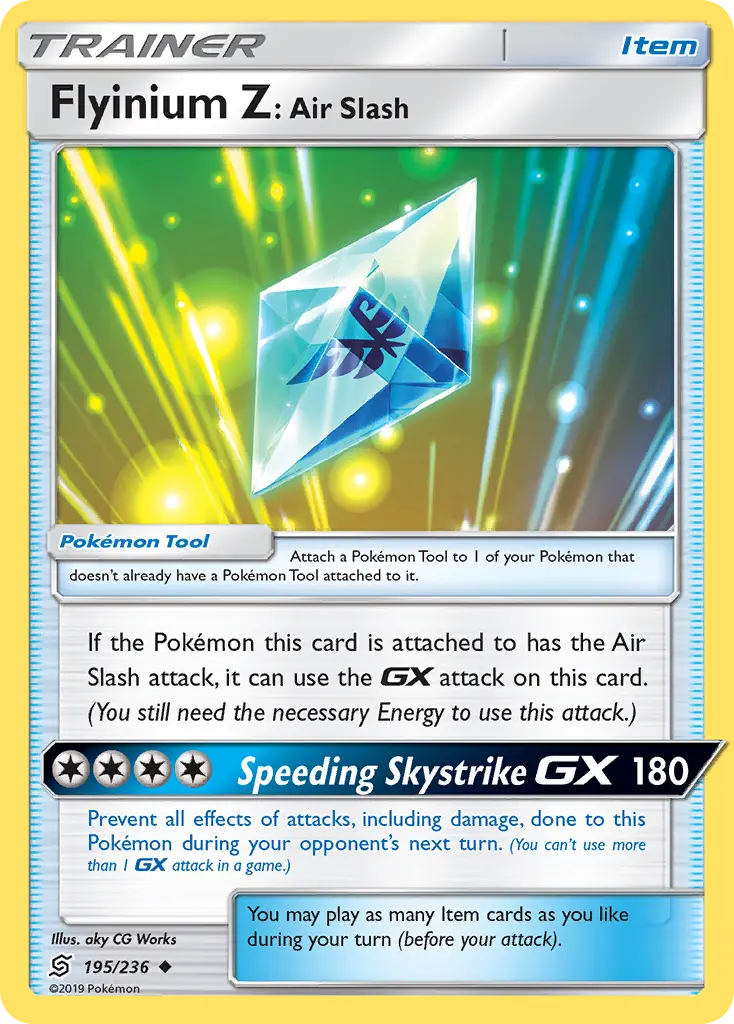 Flyinium Z: Air Slash (Unified Minds) - Pokémon in TCG Land