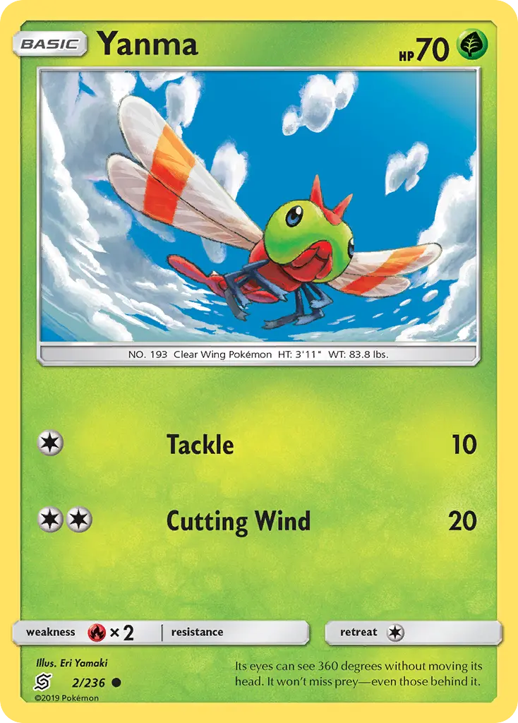 Yanma (Unified Minds) - Pokémon in TCG Land México