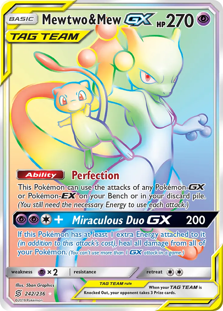Mewtwo & Mew-GX (Unified Minds) - Pokémon in TCG Land México