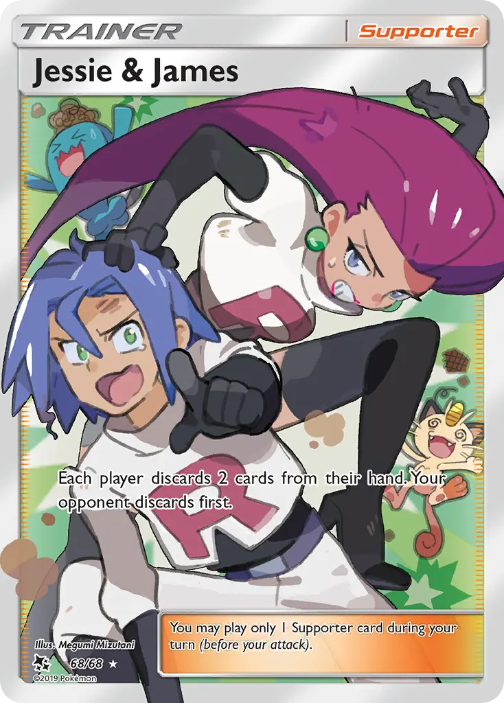 Jessie & James (Hidden Fates) - Pokémon in TCG Land México
