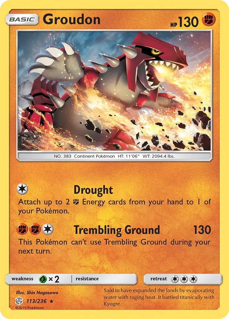 Groudon (Cosmic Eclipse) - Pokémon in TCG Land México