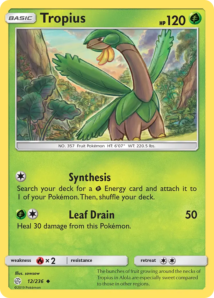 Tropius (Cosmic Eclipse) - Pokémon in TCG Land