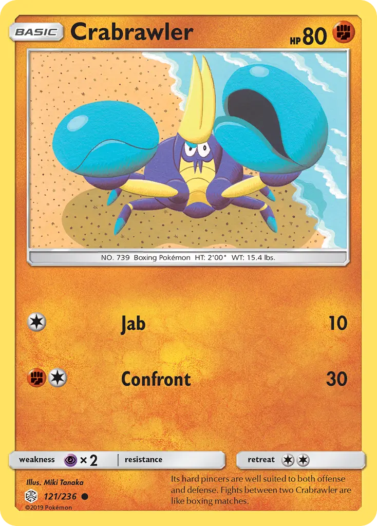 Crabrawler (Cosmic Eclipse) - Pokémon in TCG Land
