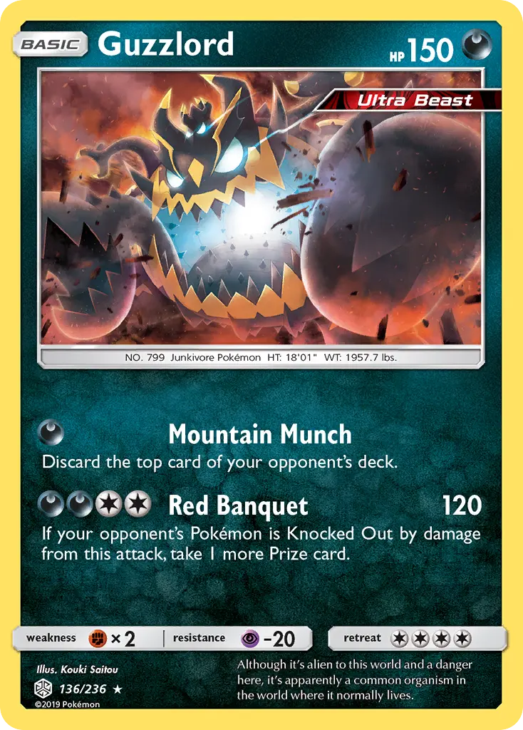 Guzzlord (Cosmic Eclipse) - Pokémon in TCG Land México