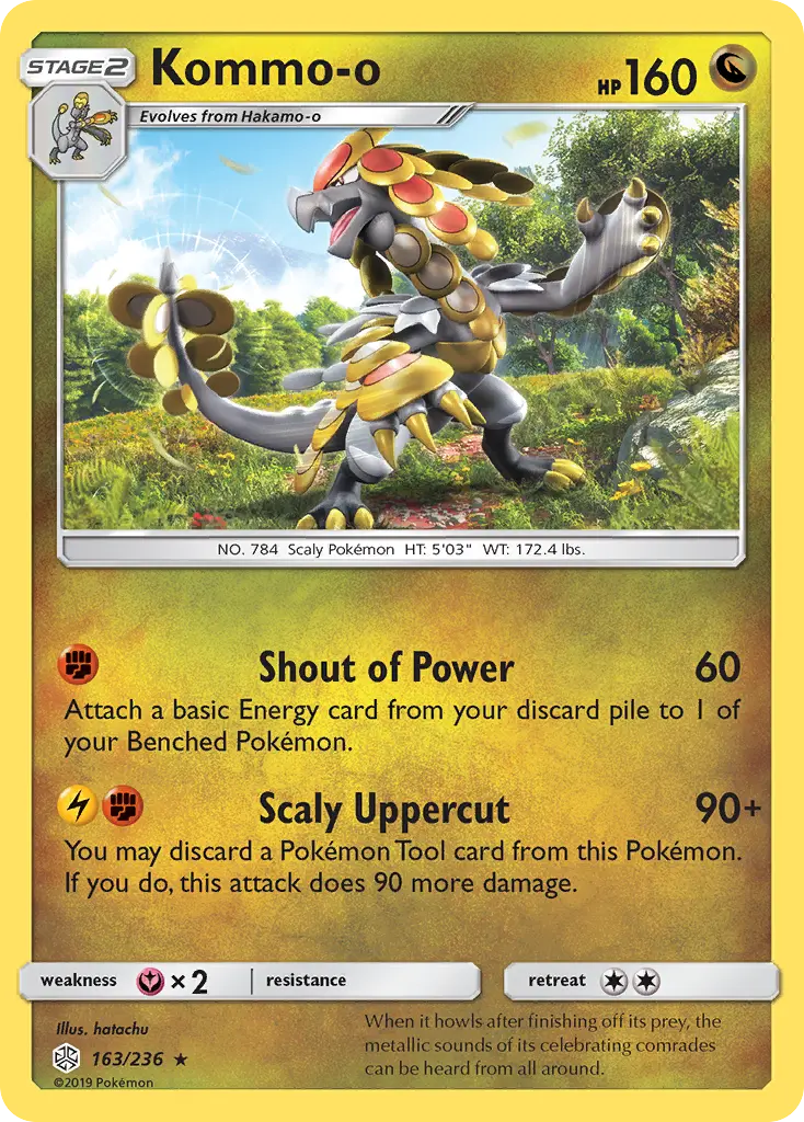 Kommo-o (Cosmic Eclipse) - Pokémon in TCG Land México
