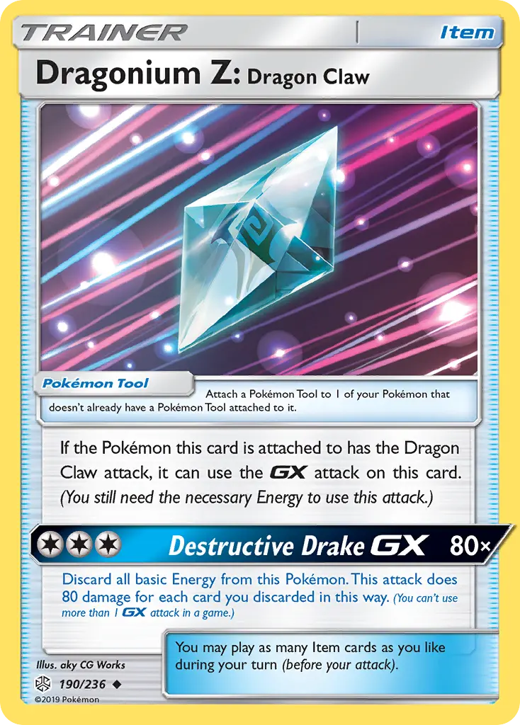 Dragonium Z: Dragon Claw (Cosmic Eclipse) - Pokémon in TCG Land