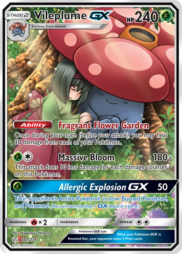 Vileplume-GX (Cosmic Eclipse) - Pokémon in TCG Land México