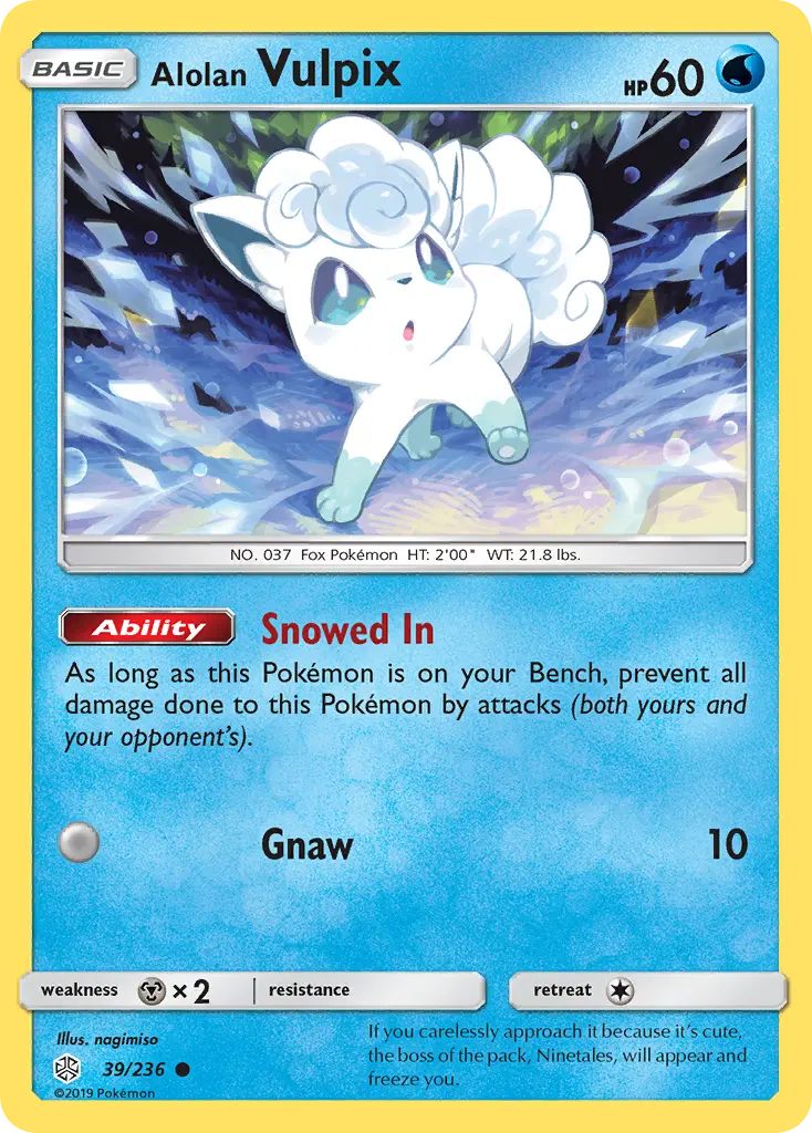 Alolan Vulpix (Cosmic Eclipse) - Pokémon in TCG Land México