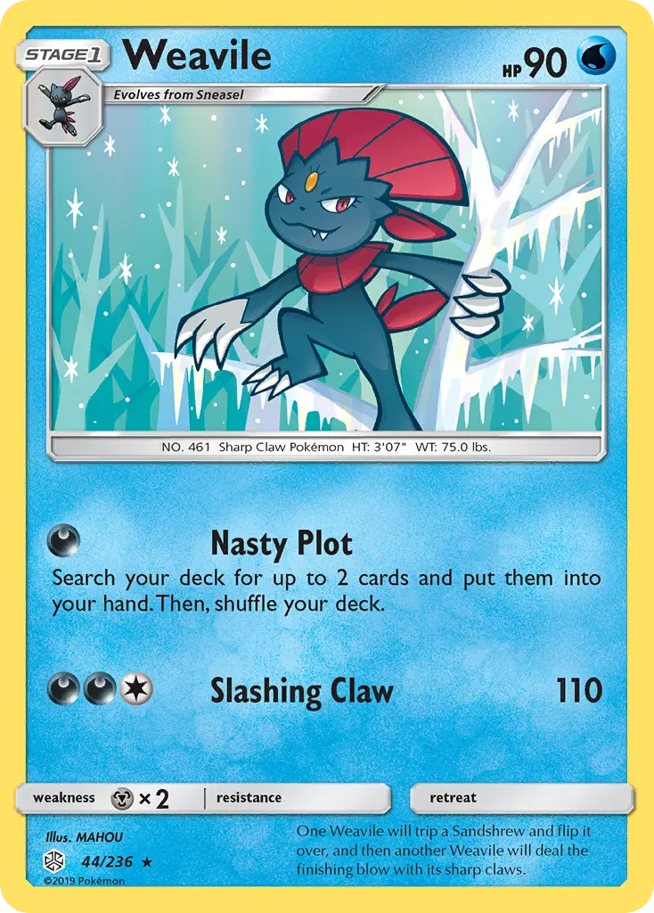Weavile (Cosmic Eclipse) - Pokémon in TCG Land México