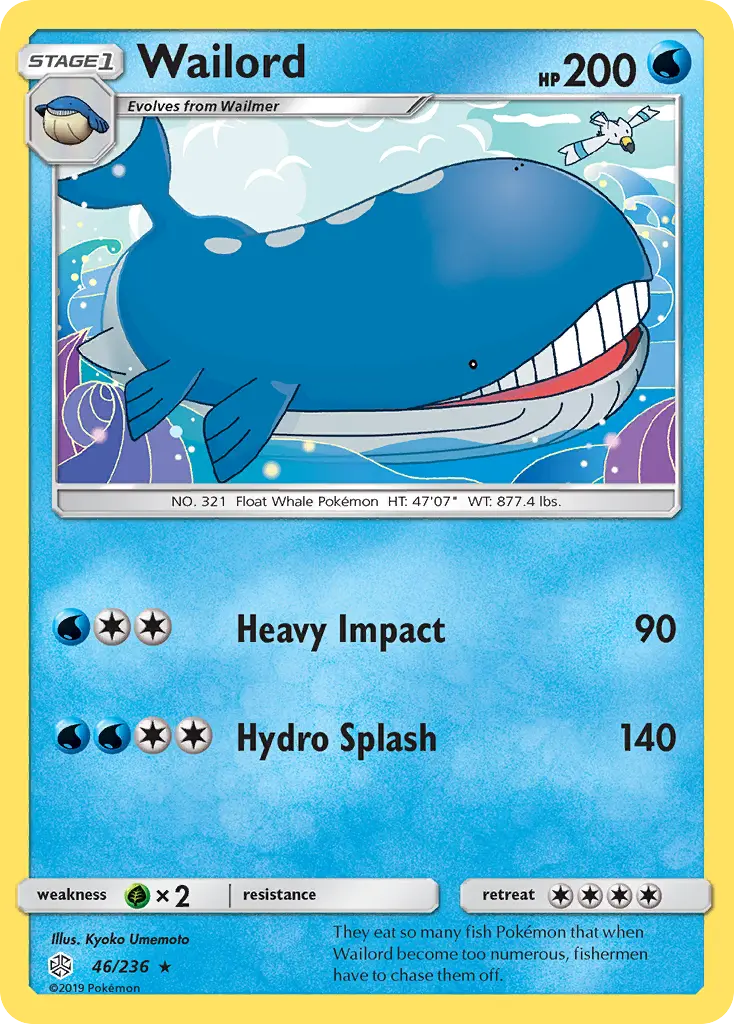 Wailord (Cosmic Eclipse) - Pokémon in TCG Land