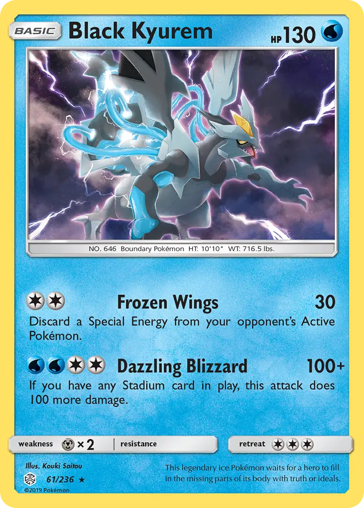 Black Kyurem (Cosmic Eclipse) - Pokémon in TCG Land