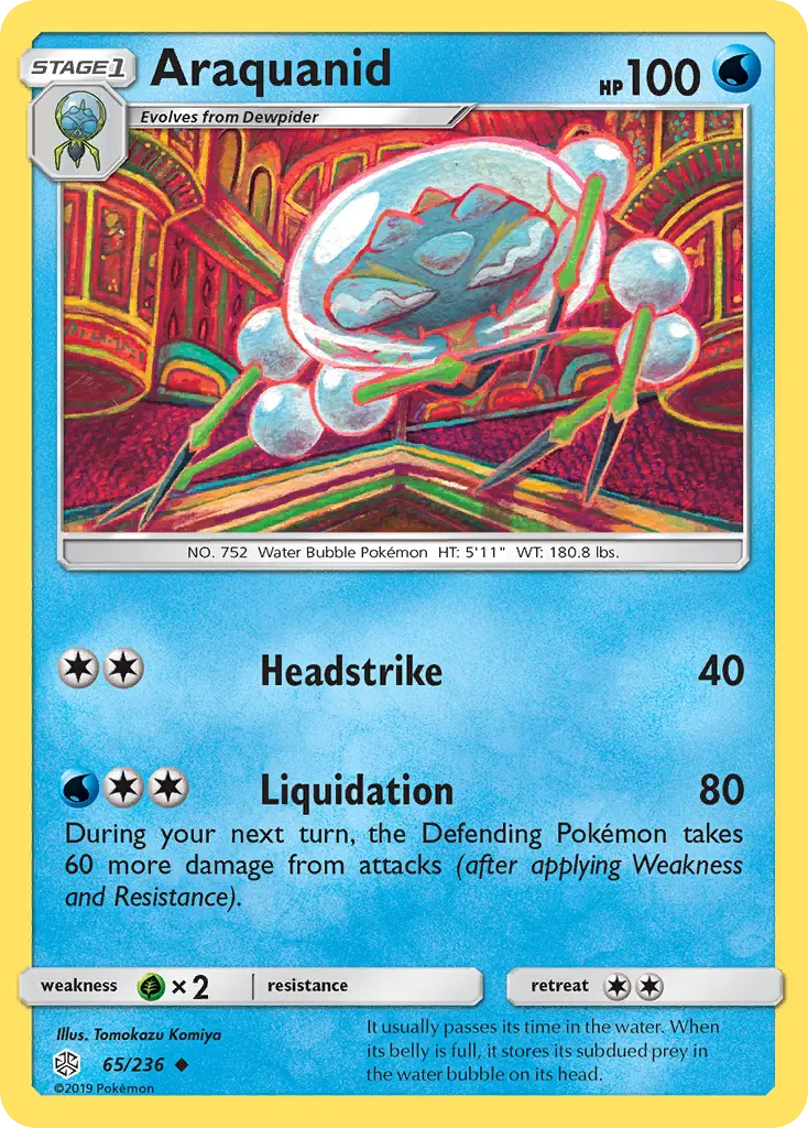 Araquanid (Cosmic Eclipse) - Pokémon in TCG Land