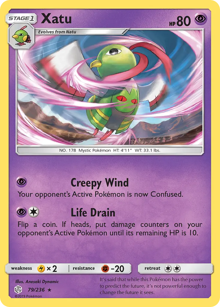 Xatu (Cosmic Eclipse) - Pokémon in TCG Land México