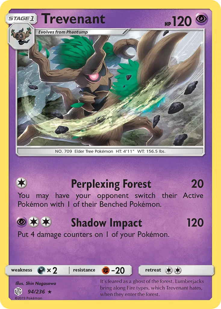 Trevenant (Cosmic Eclipse) - Pokémon in TCG Land México