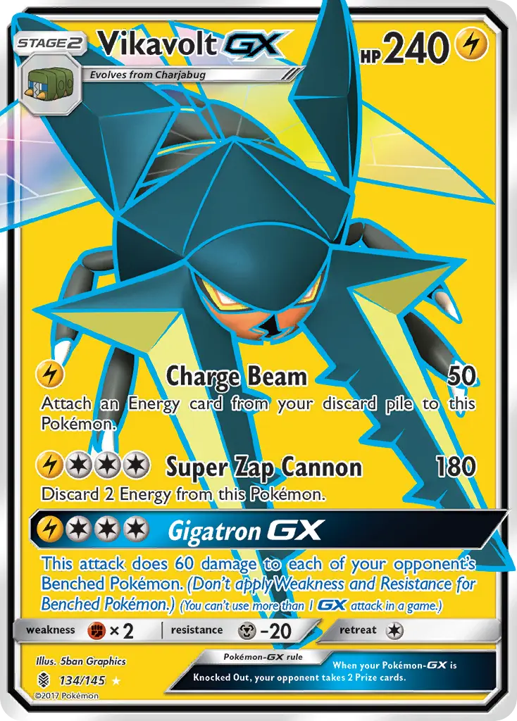 Vikavolt-GX (Guardians Rising) - Pokémon in TCG Land México