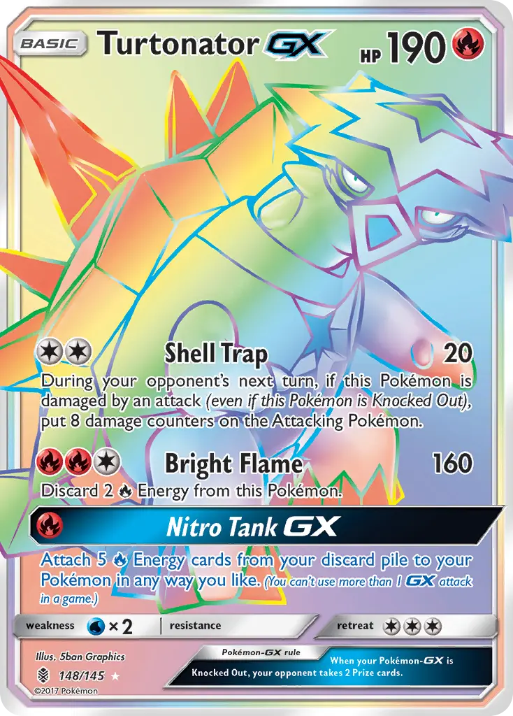 Turtonator-GX (Guardians Rising) - Pokémon in TCG Land