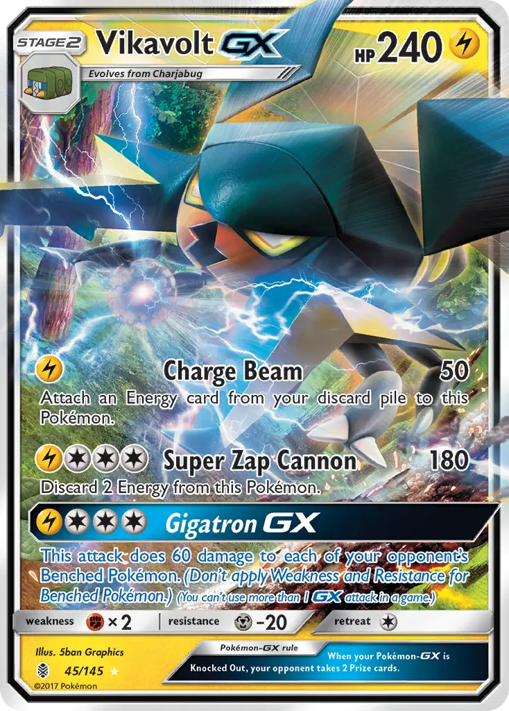 Vikavolt-GX (Guardians Rising) - Pokémon in TCG Land México