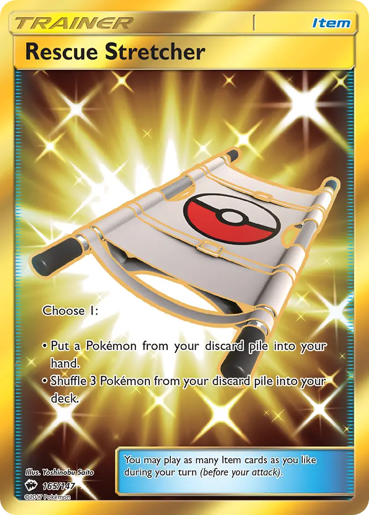 Rescue Stretcher (Burning Shadows) - Pokémon in TCG Land
