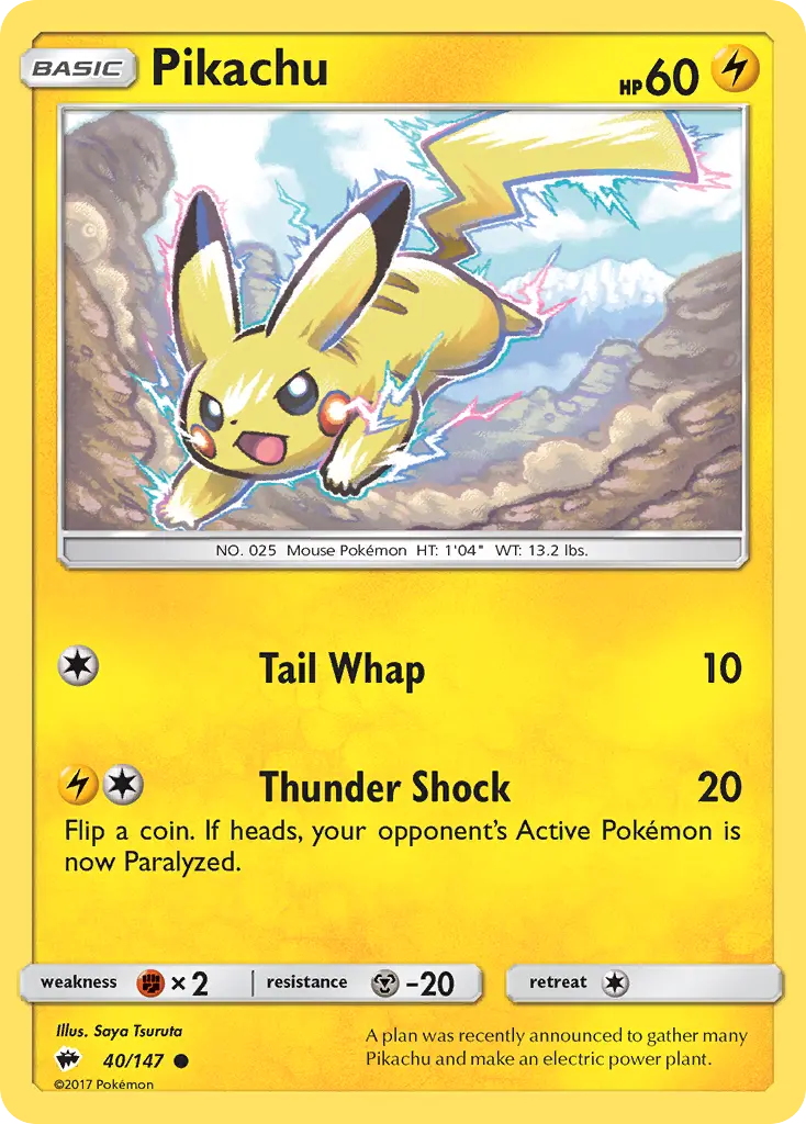 Pikachu (Burning Shadows) - Pokémon in TCG Land México
