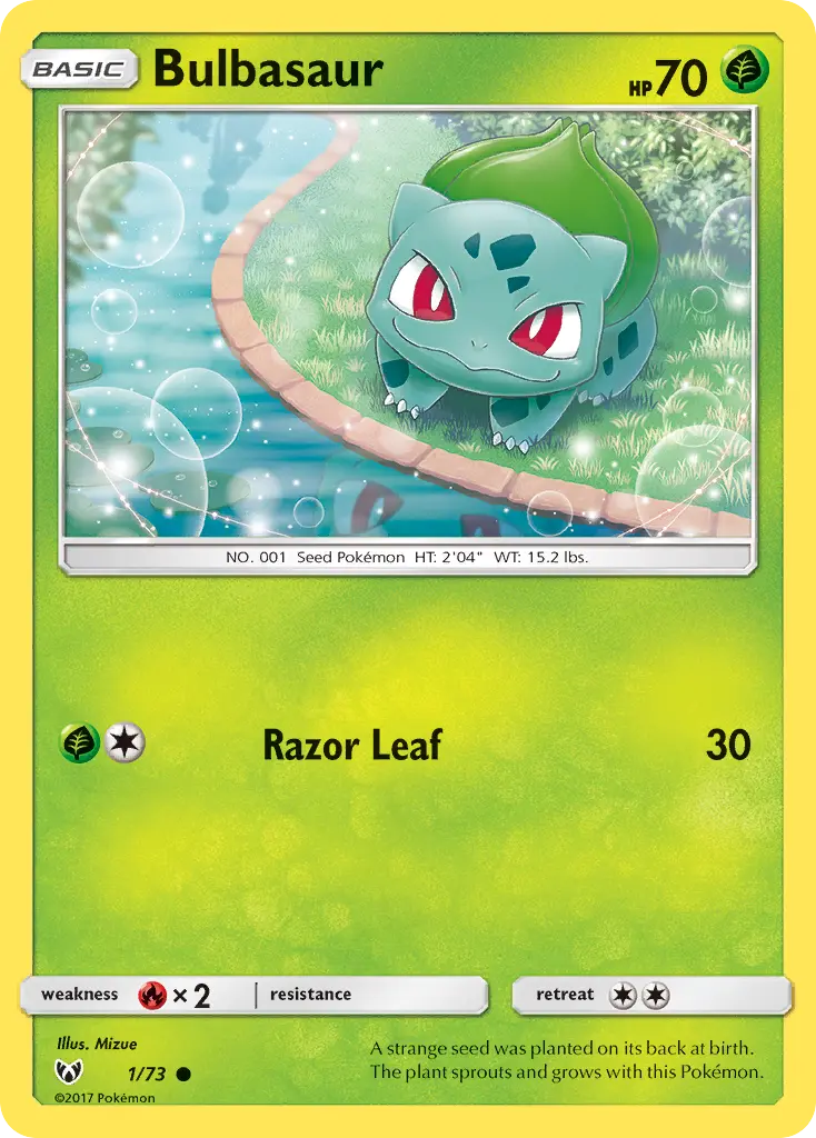Bulbasaur (Shining Legends) - Pokémon in TCG Land México