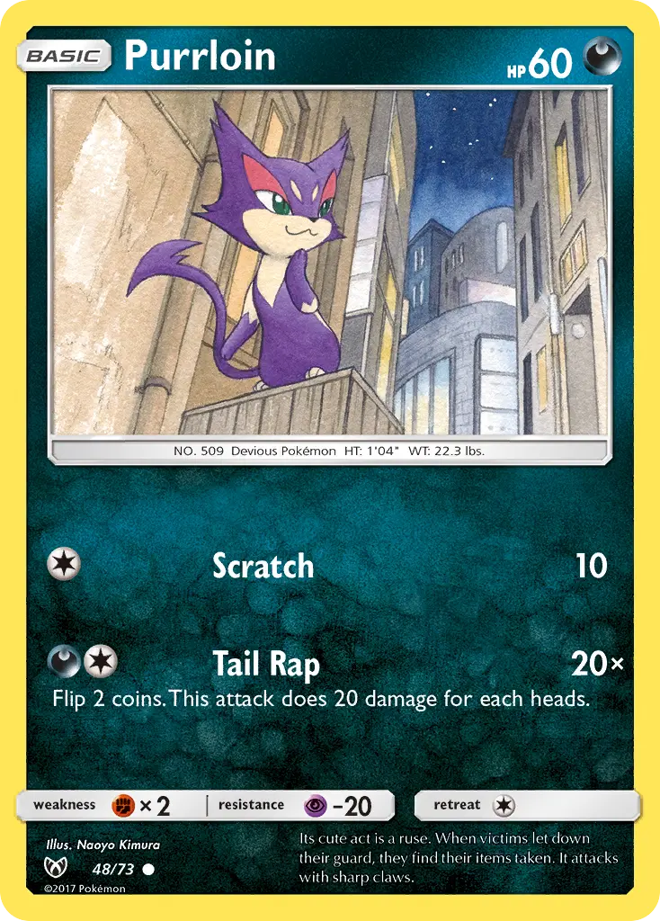 Purrloin (Shining Legends) - Pokémon in TCG Land México