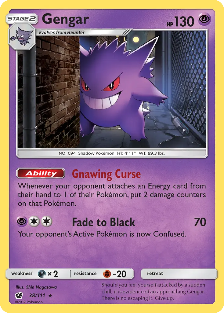 Gengar (Crimson Invasion) - Pokémon in TCG Land México