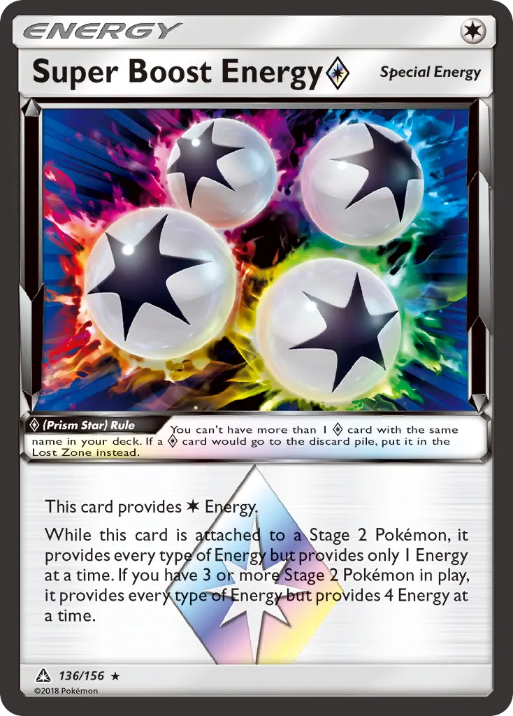Super Boost Energy ◇ (Ultra Prism) - Pokémon in TCG Land