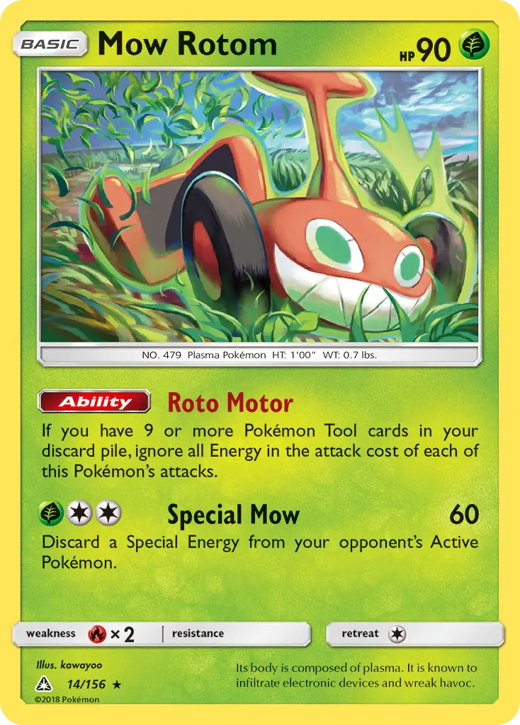 Mow Rotom (Ultra Prism) - Pokémon in TCG Land