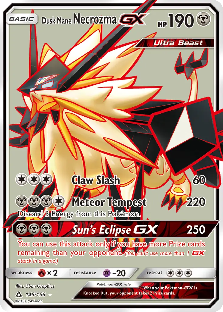Dusk Mane Necrozma-GX (Ultra Prism) - Pokémon in TCG Land