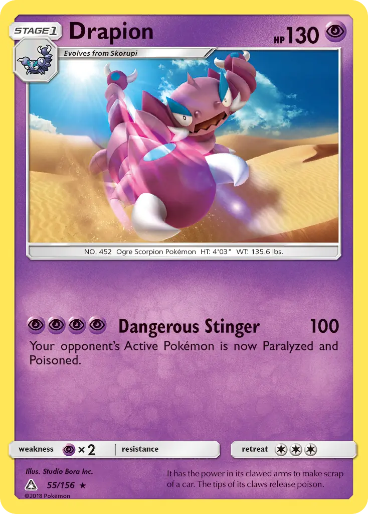 Drapion (Ultra Prism) - Pokémon in TCG Land México