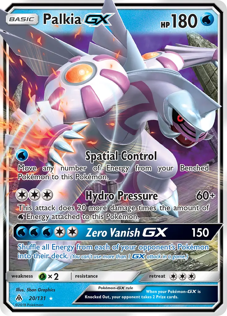 Palkia-GX (Forbidden Light) - Pokémon in TCG Land México