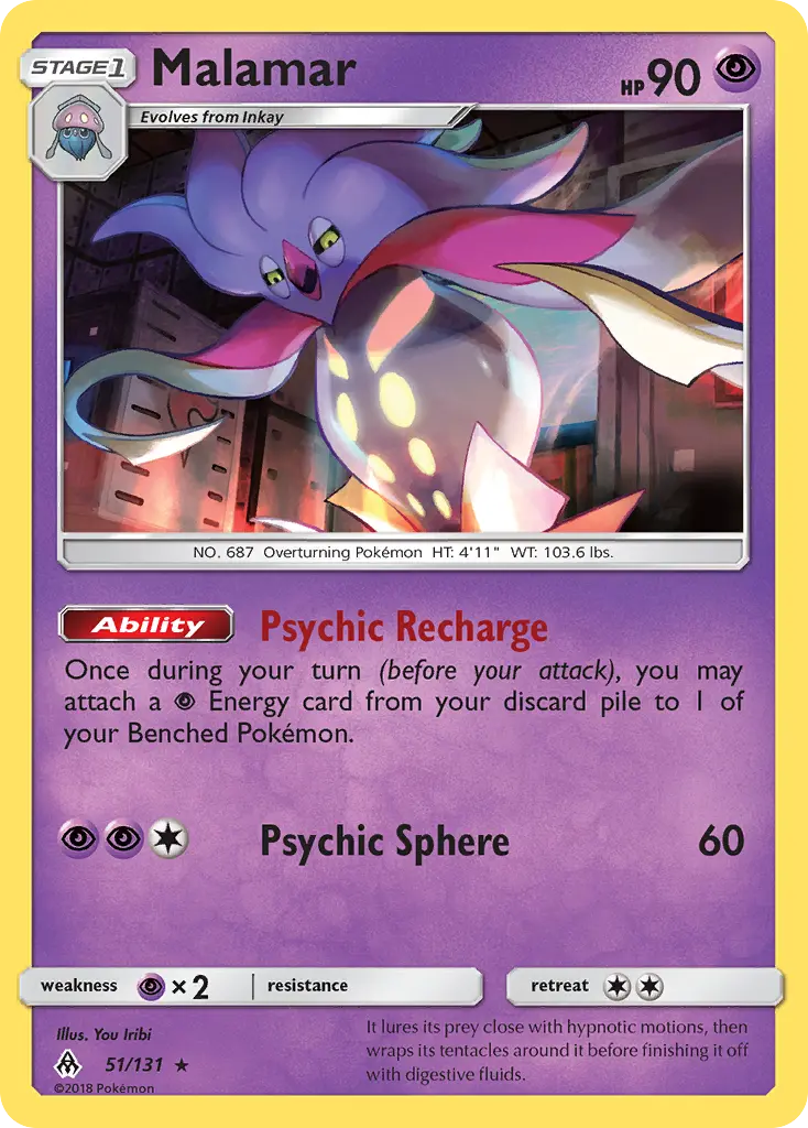 Malamar (Forbidden Light) - Pokémon in TCG Land México