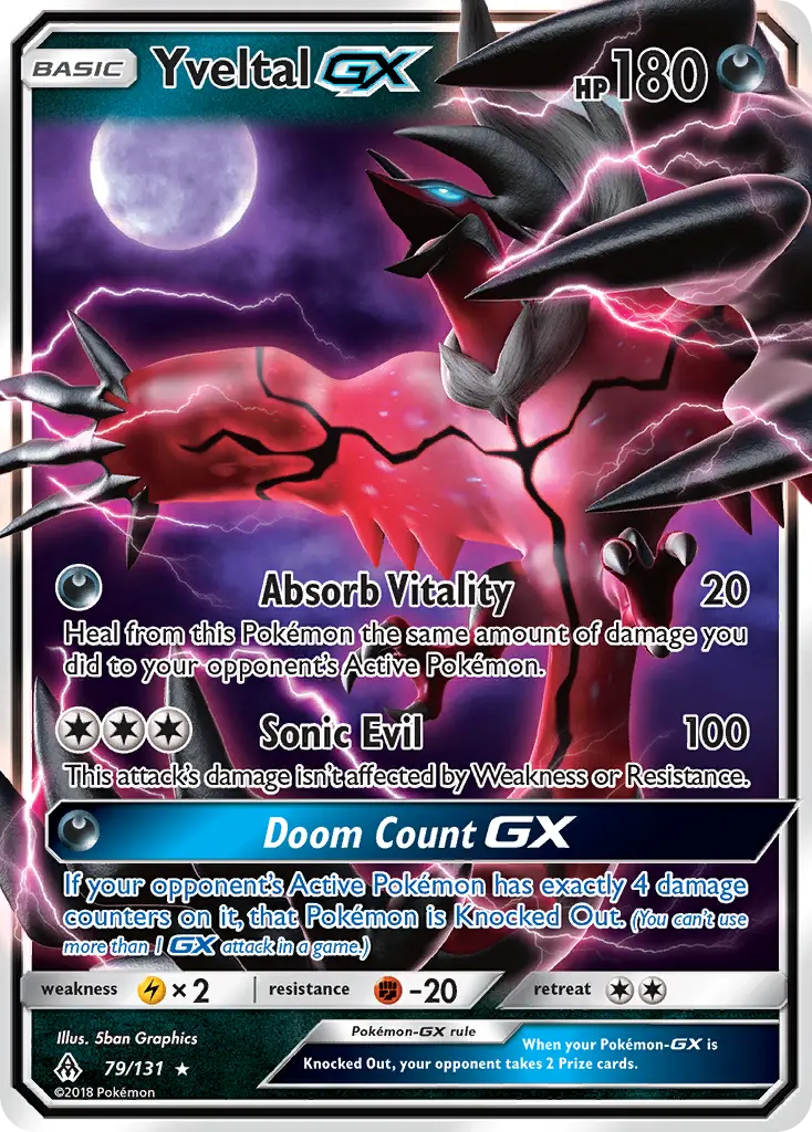 Yveltal-GX (Forbidden Light) - Pokémon in TCG Land México