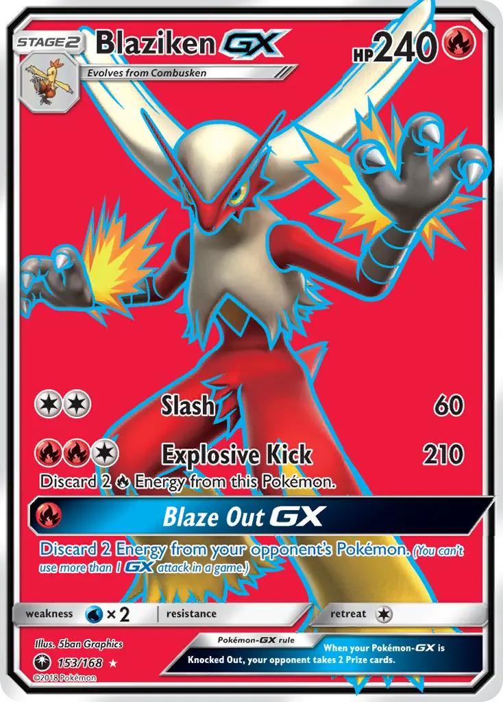 Blaziken-GX (Celestial Storm) - Pokémon in TCG Land México