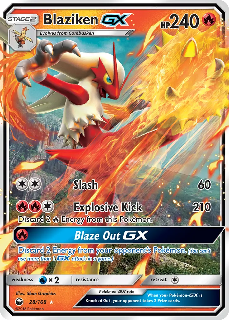 Blaziken-GX (Celestial Storm) - Pokémon in TCG Land México