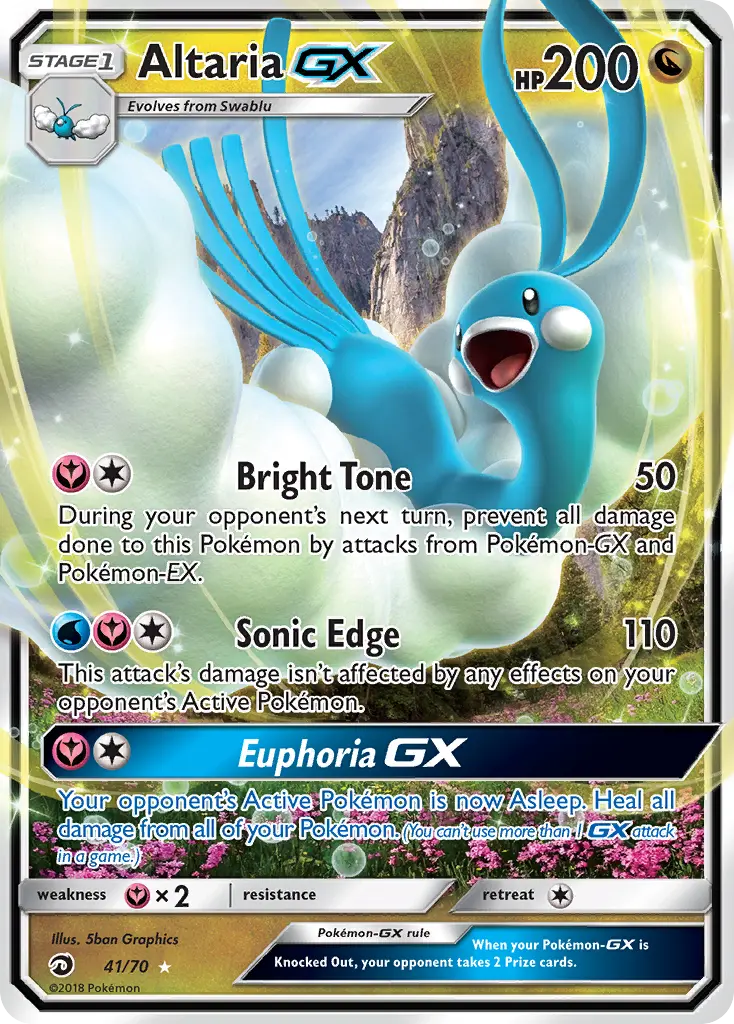 Altaria-GX (Dragon Majesty) - Pokémon in TCG Land