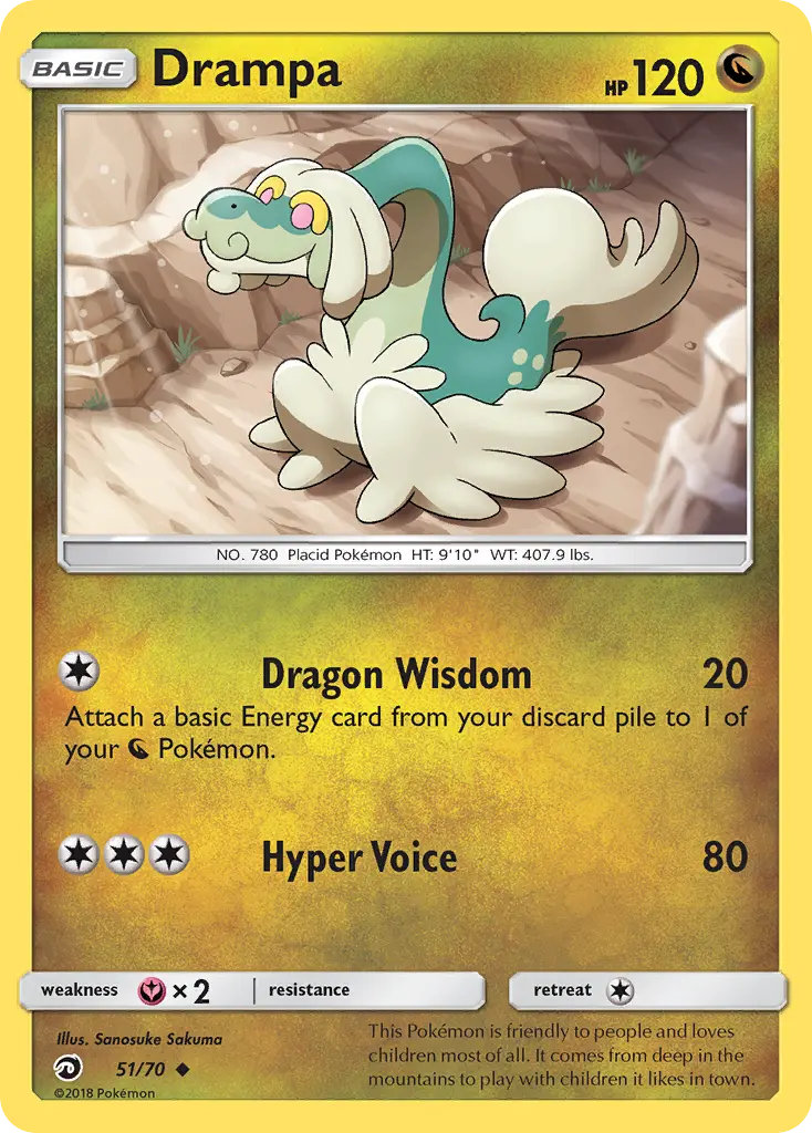 Drampa (Dragon Majesty) - Pokémon in TCG Land