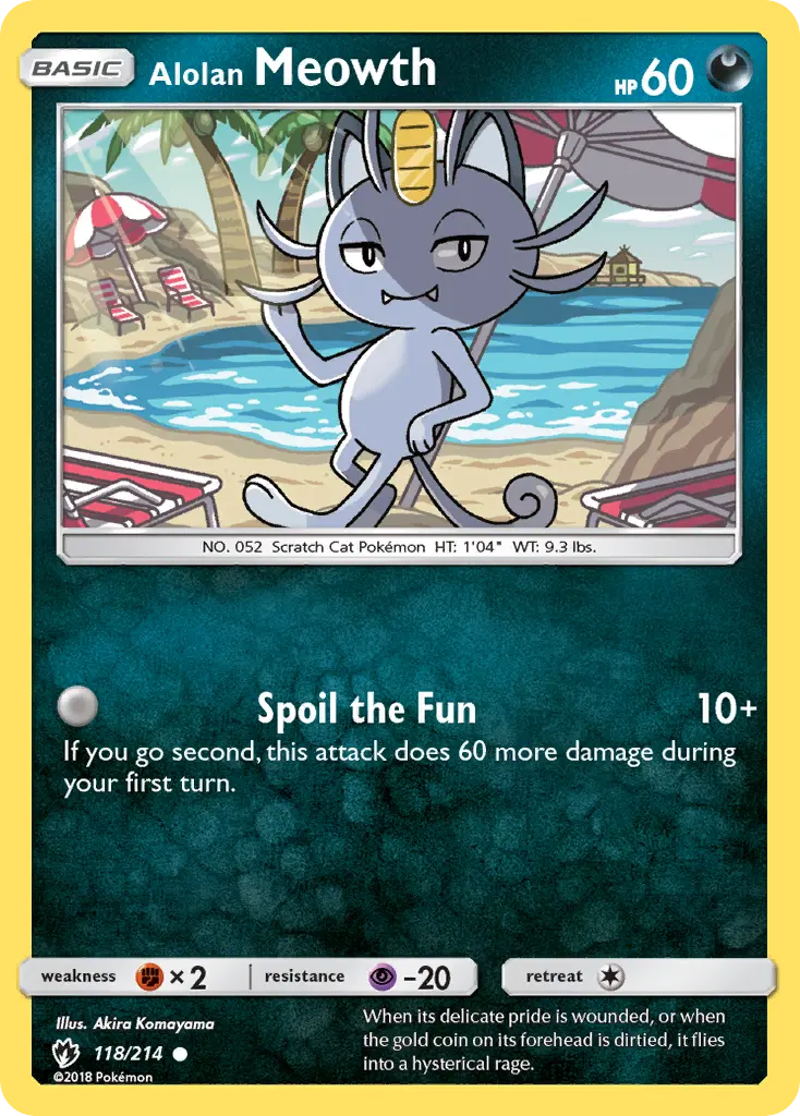 Alolan Meowth (Lost Thunder) - Pokémon in TCG Land México