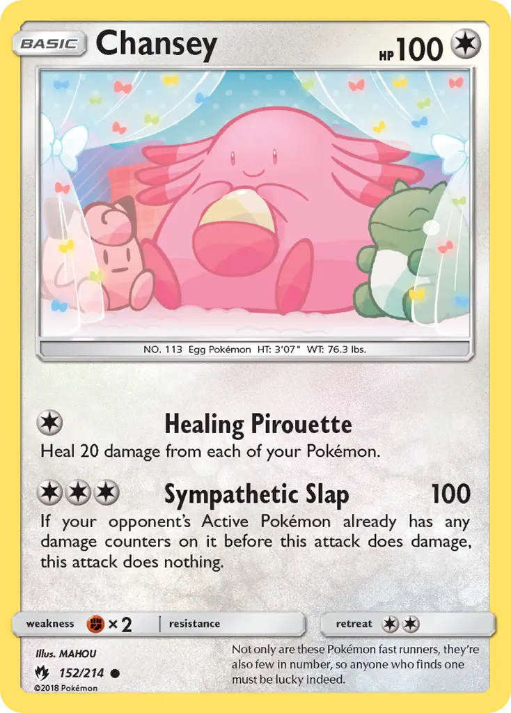 Chansey (Lost Thunder) - Pokémon in TCG Land México