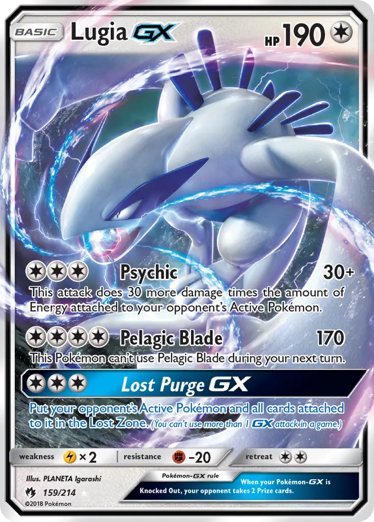 Lugia-GX (Lost Thunder) - Pokémon in TCG Land México