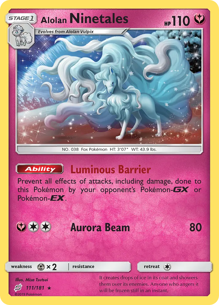 Alolan Ninetales (Team Up) - Pokémon in TCG Land México