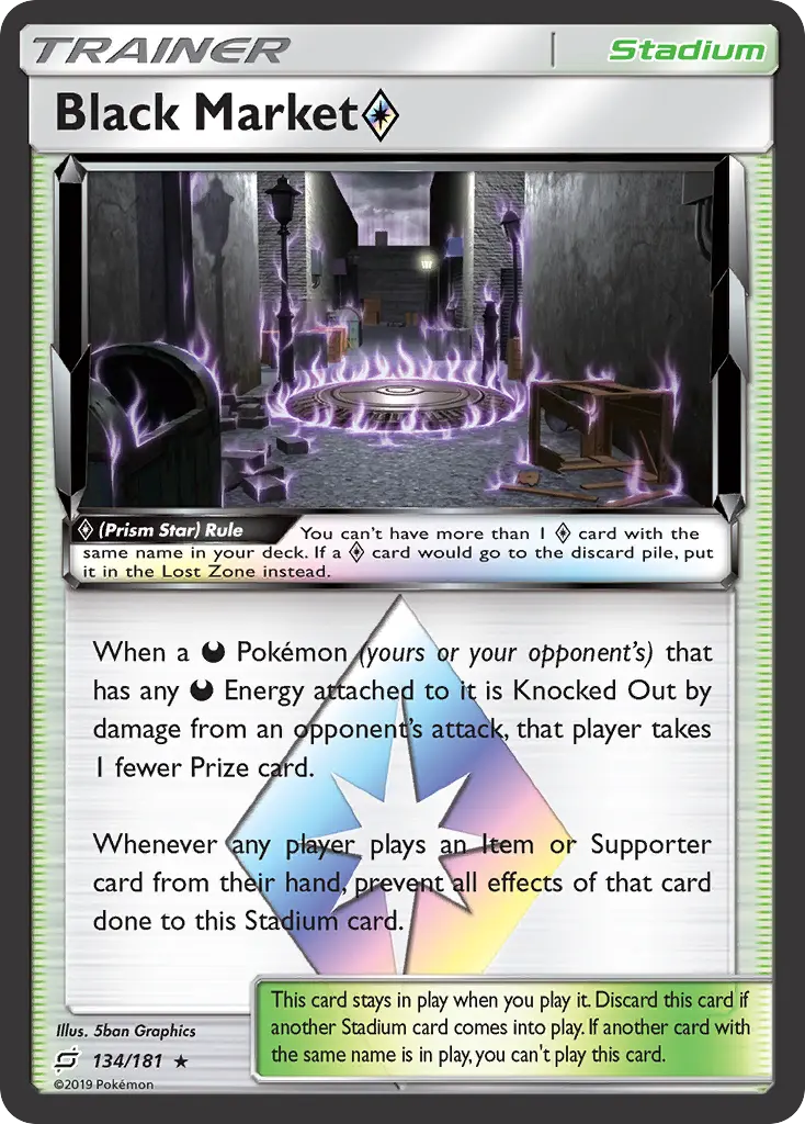 Black Market ◇ (Team Up) - Pokémon in TCG Land