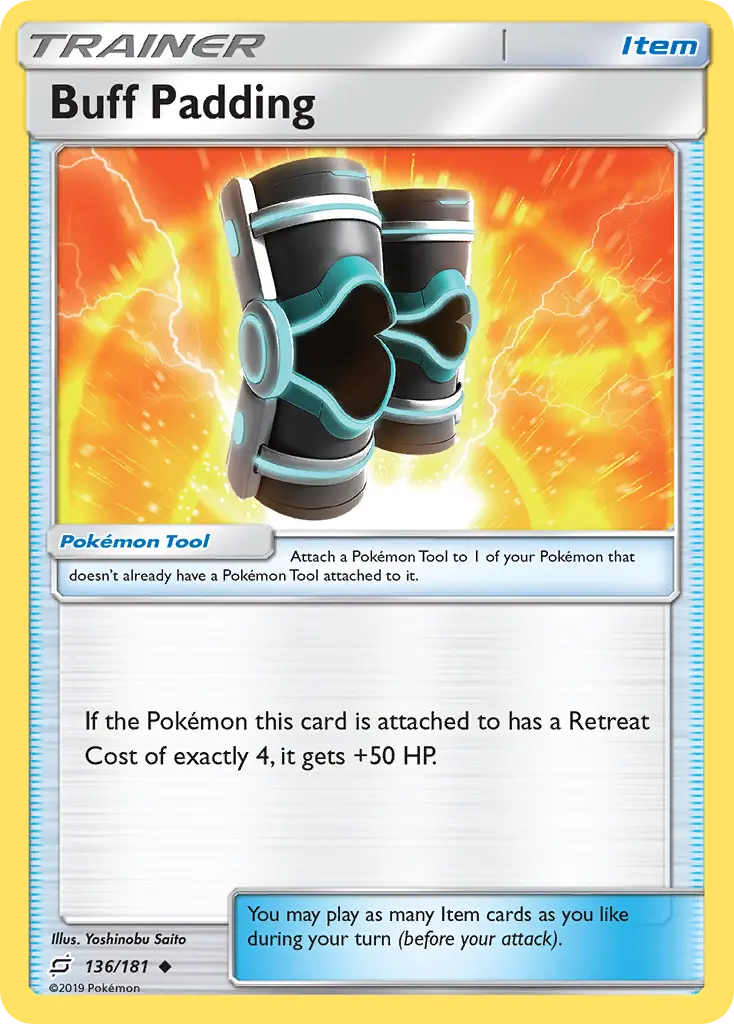 Buff Padding (Team Up) - Pokémon in TCG Land