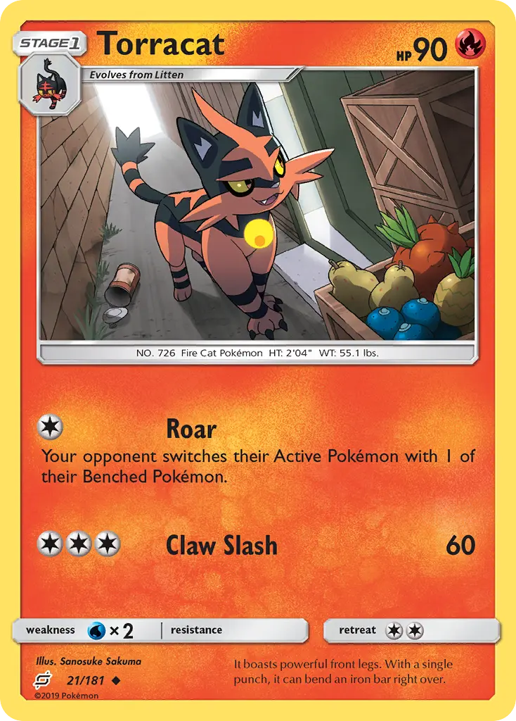 Torracat (Team Up) - Pokémon in TCG Land México